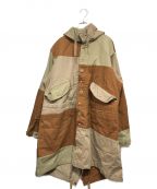 Engineered Garments×BEAMS BOYエンジニアド ガーメンツ×ビームスボーイ）の古着「別注 HighlandParka」｜ベージュ×ブラウン