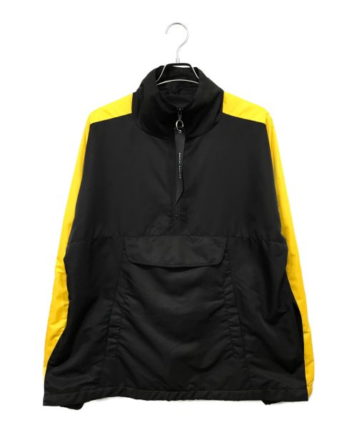 daniel patrick（ダニエルパトリック）daniel patrick (ダニエルパトリック) ANORAK TRACK PULLOVER アノラック プルオーバー パーカー ブラック×イエロー サイズ:Mの古着・服飾アイテム