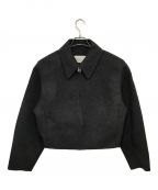 TODAYFULトゥデイフル）の古着「Wool Zip Blouson ジップアップ ウールジャケット」｜グレー