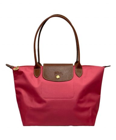 中古・古着通販】LONGCHAMP (ロンシャン) ナイロントートバッグ ピンク