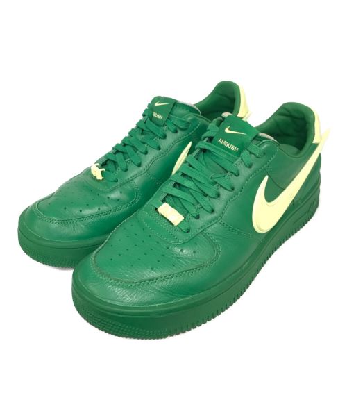 NIKE（ナイキ）NIKE (ナイキ) AMBUSH (アンブッシュ) Air Force 1 Low Pine Green and Citron ローカットスニーカー グリーン×イエロー サイズ:27cmの古着・服飾アイテム