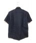 BLACK LABEL CRESTBRIDGE (ブラックレーベル クレストブリッジ) 半袖リネンシャツ ネイビー サイズ:S：6000円