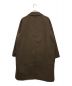 STEVEN ALAN (スティーブンアラン) TOP WR MLTN CMP BALMACAAN COAT ステンカラーコート ブラウン サイズ:L：14800円