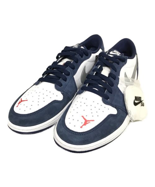 NIKE SB（ナイキエスビー）NIKE SB (ナイキエスビー) Air Jordan 1 Low ローカットスニーカー Midnight Navy サイズ:29.0の古着・服飾アイテム