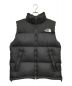 THE NORTH FACE（ザ ノース フェイス）の古着「NUPTSE VEST ヌプシダウンベスト」｜ブラック