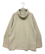 CLANEクラネ）の古着「スタンド ネック ワイド トップス - STAND NECK WIDE TOPS」｜BEIGE