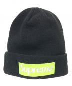 SUPREME×New Eraシュプリーム×ニューエラ）の古着「Box Logo Beanie ニット帽」｜ブラック