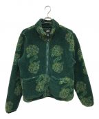 stussyステューシー）の古着「Flor Sherpa Mock Neck ボアジャケット」｜グリーン