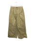 AURALEE（オーラリー）の古着「WASHED FINX LIGHT CHINO TUCK WIDE PANTS」｜オリーブ