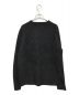 ATON (エイトン) GARMENT DYE CASHMERE  クルーネックセーター ブラック サイズ:02：13800円