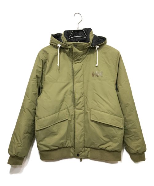 HELLY HANSEN（ヘリーハンセン）HELLY HANSEN (ヘリーハンセン) TRI DUOBLE INSULATION JKT リバーシブル中綿ジャケット ブラック×グリーン サイズ:Mの古着・服飾アイテム