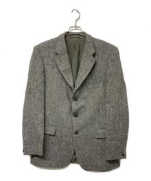 OLD ENGLAND×Harris Tweed（オールドイングランド×ハリスツイード）の古着「3Bツイードテーラードジャケット」｜グレー