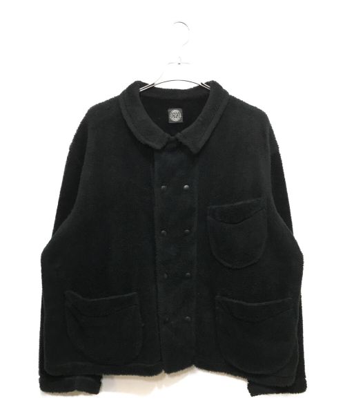 Porter Classic（ポータークラシック）Porter Classic (ポータークラシック) fleece french jacket フリースジャケット ブラック サイズ:XLの古着・服飾アイテム