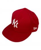 New Eraニューエラ）の古着「9FIFTY NYキャップ」｜レッド