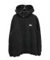 stussy（ステューシー）の古着「STOCK BASIC HOODIE プルオーバーパーカー」｜ブラック