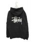 stussy (ステューシー) STOCK BASIC HOODIE プルオーバーパーカー ブラック サイズ:L：4800円