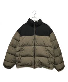 THE NORTHFACE PURPLELABEL（ザ・ノースフェイス パープルレーベル）の古着「Color Ripstop Nuptse Jacket ダウンジャケット」｜ブラウン×ブラック