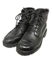 G.H.BASS（ジーエイチバス）の古着「SCOUT MID LACE BOOT ブーツ」｜ブラック