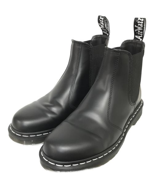 Dr.Martens（ドクターマーチン）Dr.Martens (ドクターマーチン) 2976 WHITE STITCH チェルシーブーツ ブラック サイズ:UK10の古着・服飾アイテム