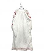 ヴィンテージヴィンテージ/ビンテージ）の古着「USED アフガニスタン 刺繍ワンピース」｜ホワイト