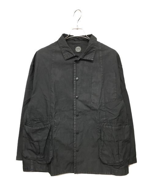 Porter Classic（ポータークラシック）Porter Classic (ポータークラシック) POPLINMIL-SHIRT JACKET シャツジャケット ブラック サイズ:2の古着・服飾アイテム