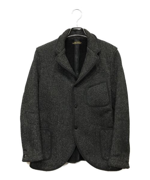 BROWN'S BEACH JACKET（ブラウンズビーチジャケット）BROWN'S BEACH JACKET (ブラウンズビーチジャケット) No.7424 LAPEL JACKET ラペルジャケット ブラック サイズ:38の古着・服飾アイテム