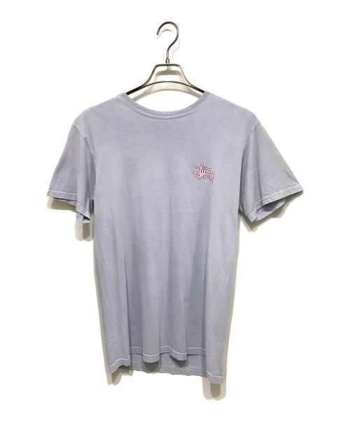 stussy（ステューシー）stussy (ステューシー) プリントTシャツ バイオレット サイズ:Sの古着・服飾アイテム