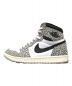 NIKE (ナイキ) Air Jordan 1 Retro High OG ハイカットスニーカー ホワイト×グレー サイズ:25.5cm：11000円