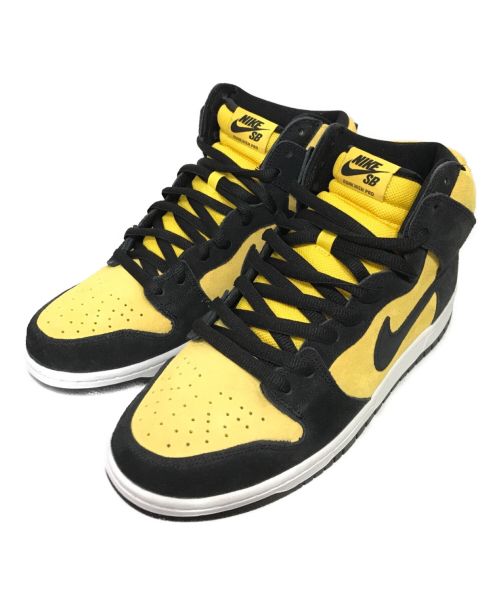 NIKE（ナイキ）NIKE (ナイキ) SB DUNK HIGH PRO REVERSE IOWA ハイカットスニーカー イエロー×ブラック サイズ:29cmの古着・服飾アイテム