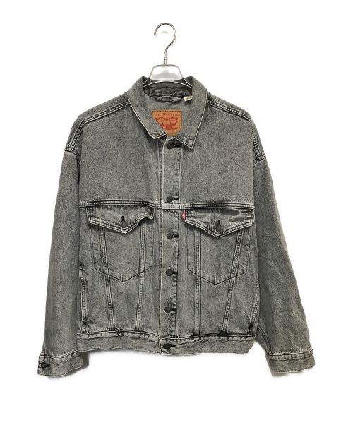 LEVI'S（リーバイス）LEVI'S (リーバイス) Stay Loose Trucker デニムジャケット ブラック サイズ:Lの古着・服飾アイテム