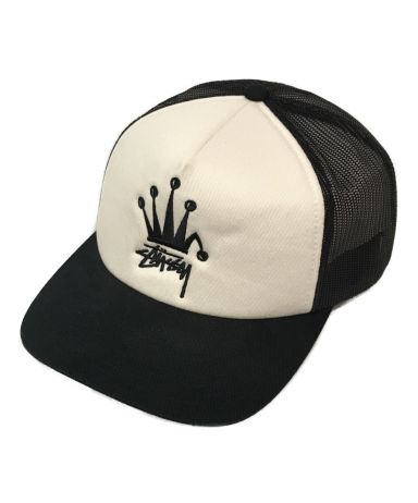 [中古]stussy(ステューシー)のメンズ 帽子 crown stock trucker cap メッシュキャップ