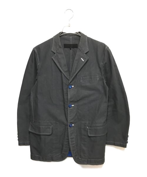 COMME des GARCONS HOMME（コムデギャルソン オム）COMME des GARCONS HOMME (コムデギャルソン オム) コットン3Bジャケット グレー サイズ:Sの古着・服飾アイテム