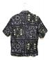 N.HOOLYWOOD Children of the Discordance (チルドレン オブ ザ ディスコーダンス) Hawaiian Shirt - Black ハワイアンシャツ ブラック×ネイビー サイズ:38：13800円