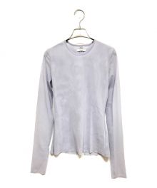 CLANE（クラネ）の古着「SHEER MESH CREW NECK TOPS シアメッシュクルーネックトップス」｜ブルー