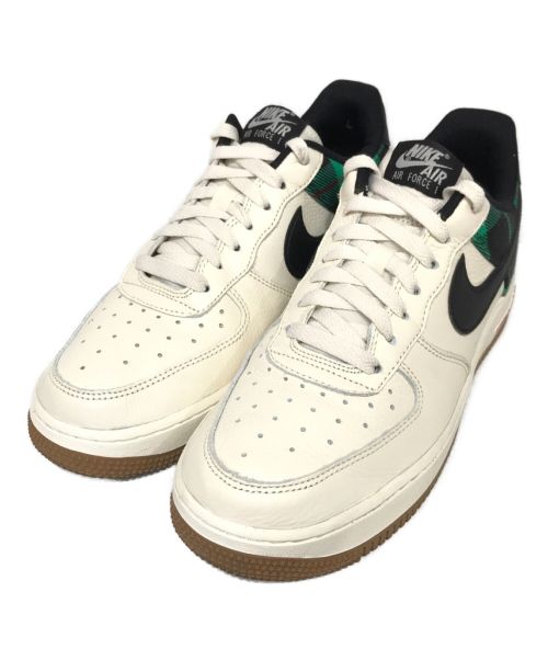 NIKE（ナイキ）NIKE (ナイキ) Air Force 1 Low Plaid スニーカー ホワイト×グリーン サイズ:25の古着・服飾アイテム