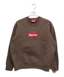 SUPREME（シュプリーム）の古着「Box Logo Crewneck ボックスロゴスウェット」｜ブラウン