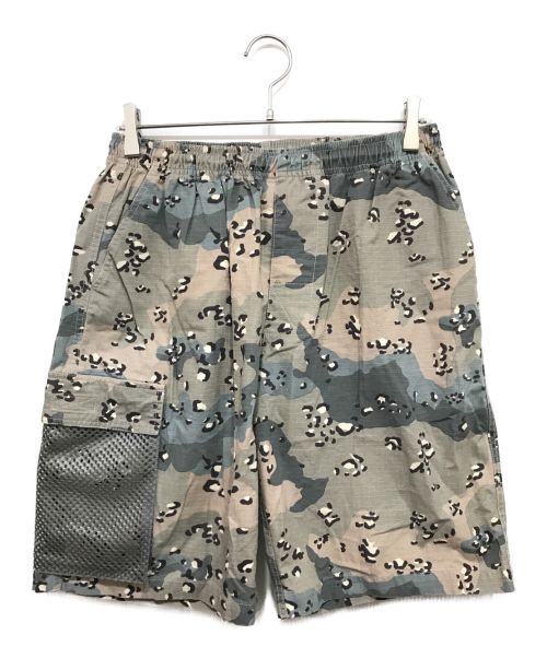 Winiche&Co.（ウィニッチ・アンド・コー）Winiche&Co. (ウィニッチ・アンド・コー) BEAMS (ビームス) WINICHE&CO. × BEAMS JAPAN / 別注 “Downtown Desert” Camo Short Pant ベージュ×ブルー サイズ:Mの古着・服飾アイテム