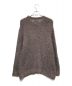 YOKE (ヨーク) BUSHY COTTON CREW NECK ブッシーコットンクルーネックニット ブラウン サイズ:3：8000円