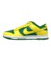 NIKE (ナイキ) DUNK LOW RETRO ローカットスニーカー グリーン×イエロー サイズ:29：7000円