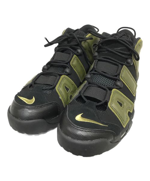 NIKE（ナイキ）NIKE (ナイキ) AIR MORE UPTEMPO 96 ハイカットスニーカー ブラック×オリーブ サイズ:29の古着・服飾アイテム