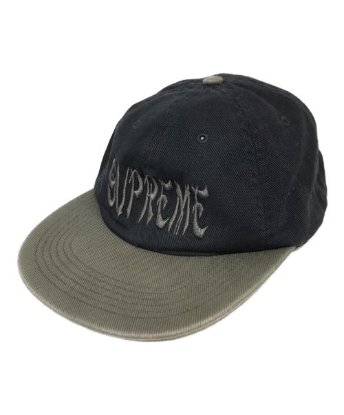 SUPREME（シュプリーム）SUPREME (シュプリーム) Shaolin 6-panel cap キャップ ブラック×カーキ サイズ:記載なしの古着・服飾アイテム