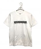 NEIGHBORHOODネイバーフッド）の古着「VULGAR T-SHIRT ロゴプリントTシャツ」｜ホワイト