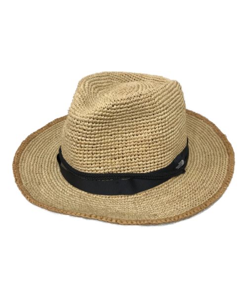 THE NORTH FACE（ザ ノース フェイス）THE NORTH FACE (ザ ノース フェイス) Raffia Hat ラフィアハット ベージュ サイズ:FREEの古着・服飾アイテム