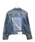 OFFWHITE (オフホワイト) Pre-owned C/o Virgil Abloh Blue Bandana Denim Jacket バンダナ デニムジャケット ブルー サイズ:M：20000円