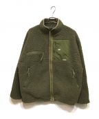 THE NORTHFACE PURPLELABELザ・ノースフェイス パープルレーベル）の古着「WOOL BOA FLEECE FIELD JACKET ウールボアフリースフィルドジャケット」｜グリーン