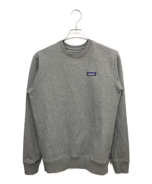 Patagonia（パタゴニア）Patagonia (パタゴニア) Men's P-6 Label Uprisal Crew Sweatshirt スウェット グレー サイズ:Sの古着・服飾アイテム