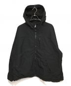 CarHarttカーハート）の古着「Soft Shell Distressed Windstopper Hooded Jacket フーデッドジャケット」｜ブラック