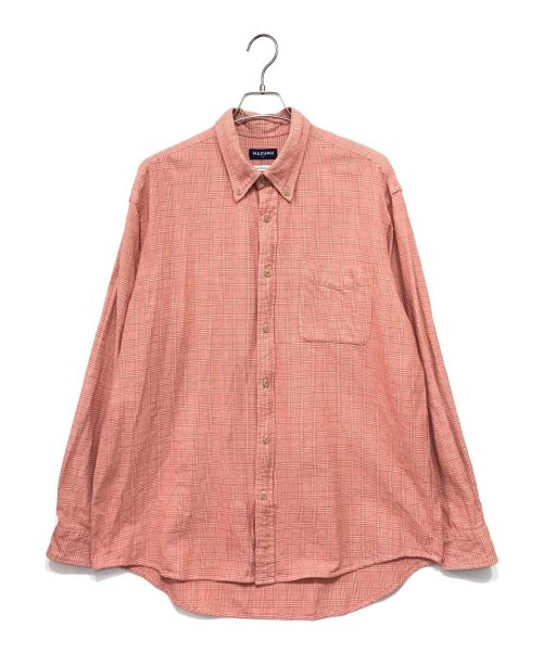 HAZUMU（ハズム）HAZUMU (ハズム) Convenience Shirt チェックシャツ レッド サイズ:Lの古着・服飾アイテム