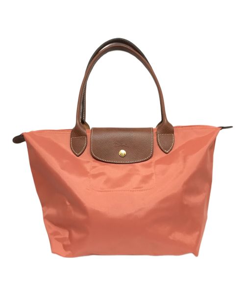 LONGCHAMP（ロンシャン）LONGCHAMP (ロンシャン) Le Pliage ルプリアージュ M トートバッグ オレンジの古着・服飾アイテム