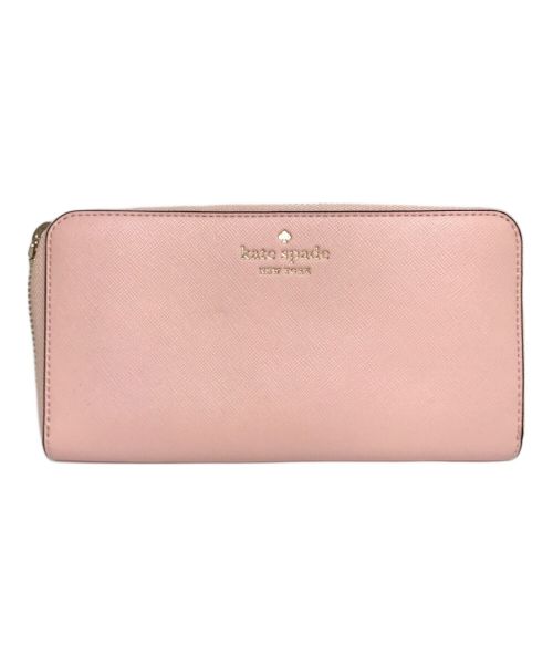 Kate Spade（ケイトスペード）Kate Spade (ケイトスペード) 長財布 ピンクの古着・服飾アイテム